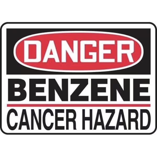 Accuform OSHA DANGER SAFETY SIGN BENZENE MCAW014XV MCAW014XV - main